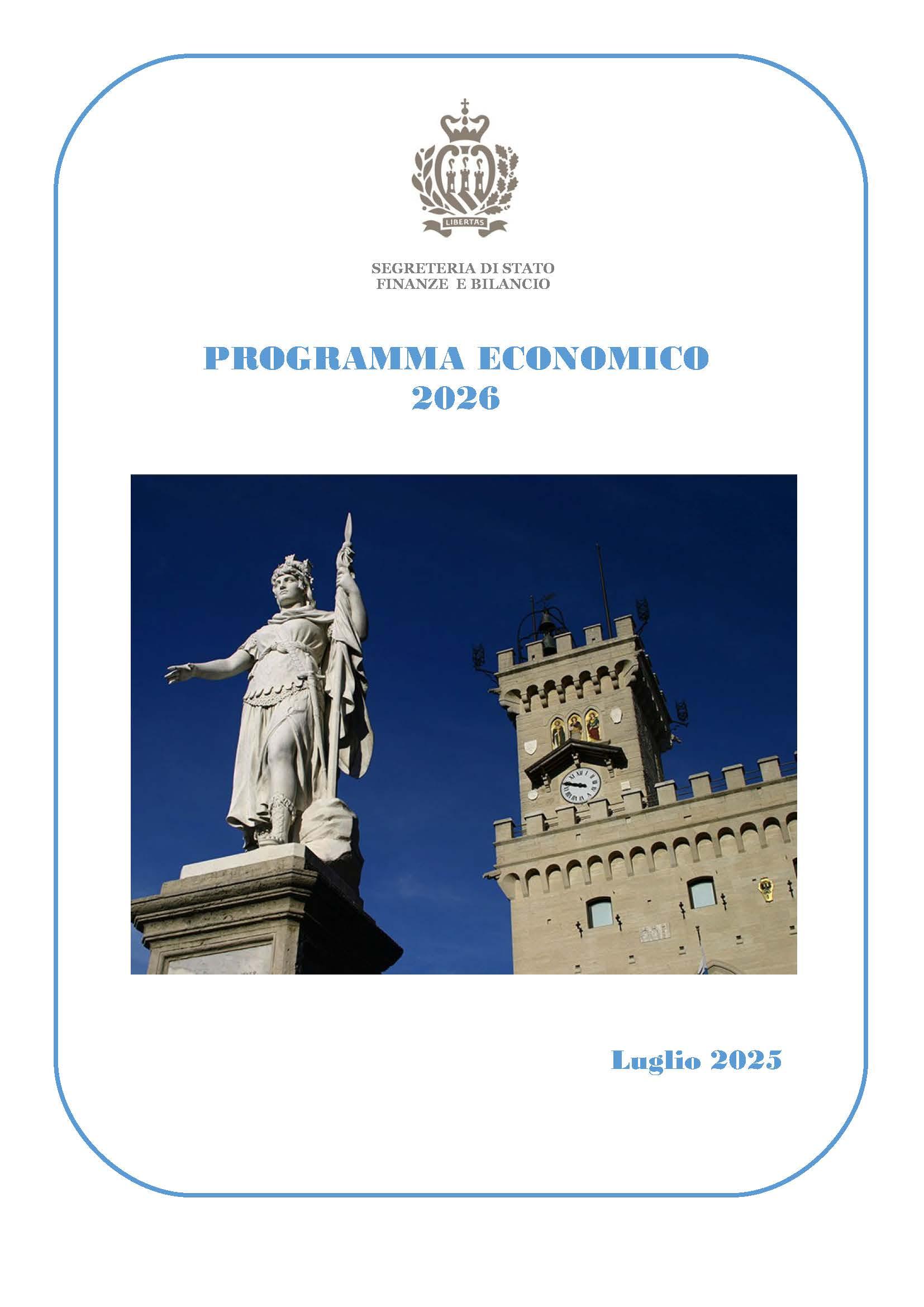 Copertina Programma Economico PER SITO